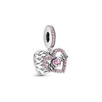 Pandora 799402C01 Moments - Heart & Mum - Hangende Bedel