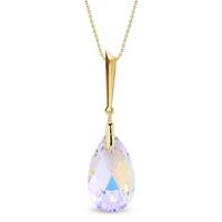 Spark Jewelry Spark Lacrima Gilded Ketting Aurora Borealis