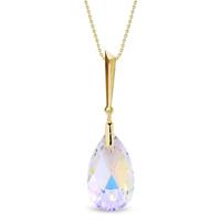 Spark Jewelry Spark Lacrima Gilded Ketting Aurora Borealis