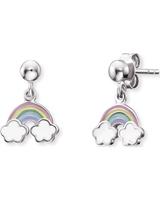 Engelsrufer Oorknopjes HEE-RAINBOW Zilver 925