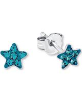 amor Oorbellen voor meisjes, 925 Sterling zilver, kristalglas | ster