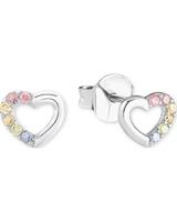 Prinzessin Lillifee Oorbellen voor meisjes, 925 sterling zilver, zirkonia synth. | Hart