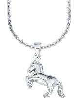 amor Ketting met hanger voor meisjes, 925 Sterling zilver | paard