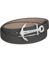 Paul Hewitt Armband in leer, grijs, voor Dames, 4251158728735, EAN: PH-WB-S-13S