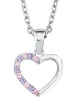 Prinzessin Lillifee Ketting met hanger voor meisjes, sterling zilver 925, zirkonia (synth.) hartje