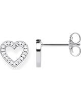 Thomas Sabo Oorknopjes in 925 Sterling zilver, wit, voor Dames, 4051245356649, EAN: SCH150204