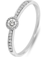 Valeria Dames Ring in 14 Karaat witgoud, wit, voor Dames, 4064721997748, EAN: 88034881
