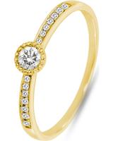 Valeria Dames Ring in 14 Karaat geelgoud, goud, voor Dames, 4064721997847, EAN: 88034996