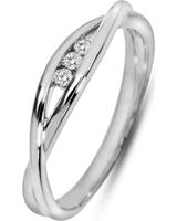 Valeria Dames Ring in 14 Karaat witgoud, wit, voor Dames, 4064721547745, EAN: 51153753000052