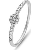 Valeria Dames Ring in 9 Karaat goudkleurig, wit, voor Dames, 4064721548933, EAN: 1230.0463