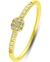 Valeria Dames Ring in 9 Karaat goudkleurig, goud, voor Dames, 4064721548940, EAN: 1230.0463
