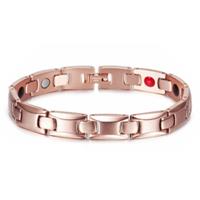 Mendes Magnetische Energie armband  Edelstaal Rose