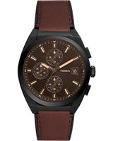 Fossil Chronograaf FS5798, zwart, voor Heren, 4064092056341, EAN: FS5798