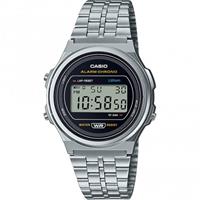 Casio A171WE-1AEF Digitaluhr Vintage Silberfarben