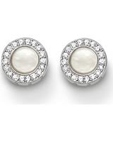 Thomas Sabo Oorknopjes in 925 Sterling zilver, wit, voor Dames, 4051245237856, EAN: SCH150026