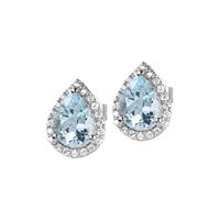 Jacques Lemans Oorknopjes in 925 Sterling zilver, blauw, voor Dames, 4040662150763, EAN: SE-O106A