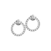 Jacques Lemans Oorknopjes in 925 Sterling zilver, wit, voor Dames, 4040662151838, EAN: SE-O121A