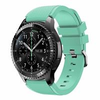 Strap-it Samsung Galaxy Watch siliconen bandje 45mm / 46mm (aqua)