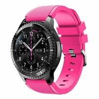 Strap-it Samsung Galaxy Watch siliconen bandje 45mm / 46mm (knalroze)