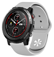 Strap-it Xiaomi Amazfit Stratos sport band (grijs)