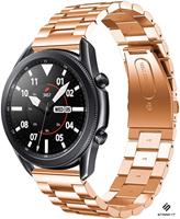 Strap-it Samsung Galaxy Watch 3 stalen band 45mm (rosé goud)