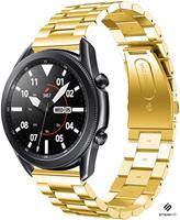 Strap-it Samsung Galaxy Watch 3 stalen band 45mm (goud)