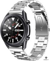 Strap-it Samsung Galaxy Watch 3 stalen band 45mm (zilver)