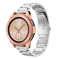 Strap-it Samsung Galaxy Watch stalen band 41mm / 42mm (zilver)