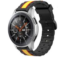 Strap-it Samsung Galaxy Watch 46mm Special Edition band (zwart/geel)