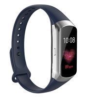 Strap-it Samsung Galaxy Fit siliconen bandje (donkerblauw)