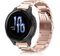 Strap-it Garmin Venu 2s stalen band - 40mm - rosé goud