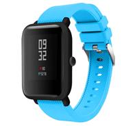 Strap-it Xiaomi Amazfit Bip silicone band (lichtblauw)