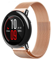 Strap-it Xiaomi Amazfit Pace Milanese band (rosé goud)