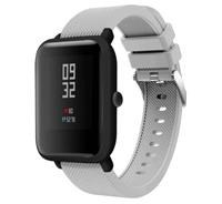 Strap-it Xiaomi Amazfit Bip silicone band (grijs)