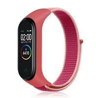 Xiaomi Mi band 6 nylon bandje (pomegrenate)