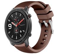 Strap-it Xiaomi Amazfit GTR silicone band (koffiebruin)