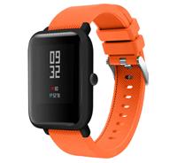 Strap-it Xiaomi Amazfit Bip silicone band (oranje)