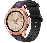 Strap-it Samsung Galaxy Watch  41mm / 42mm Special Edition band (zwart/blauw)