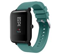 Strap-it Xiaomi Amazfit Bip silicone band (dennengroen)