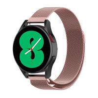 Strap-it Samsung Galaxy Watch 4 - 44mm Milanese band (roze)