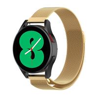 Strap-it Samsung Galaxy Watch 4 - 44mm Milanese band (goud)