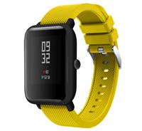 Strap-it Xiaomi Amazfit Bip silicone band (geel)