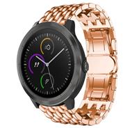 Strap-it Garmin Vivoactive 3 stalen draak band (rosé goud)