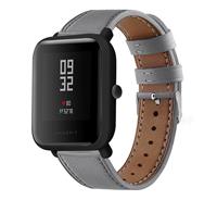 Strap-it Xiaomi Amazfit Bip bandje leer (grijs)
