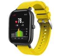 Strap-it Xiaomi Amazfit GTS silicone band (geel)