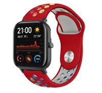 Strap-it Xiaomi Amazfit GTS sport band (kleurrijk rood)