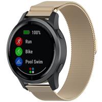 Strap-it Garmin Vivoactive 4 Milanese band - 45mm - champagne