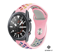 Samsung Galaxy Watch 3 sport band 45mm (roze/kleurrijk)