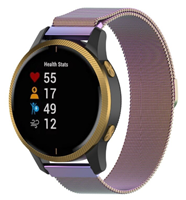 Strap-it Garmin Vivomove HR Milanese band (regenboog)