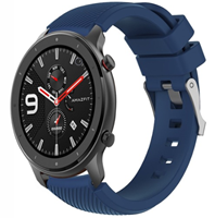 Strap-it Xiaomi Amazfit GTR silicone band (donkerblauw)